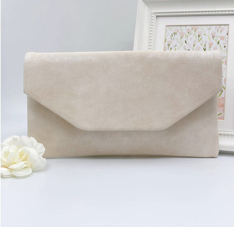 Envlope Clutch Bag - Champagne