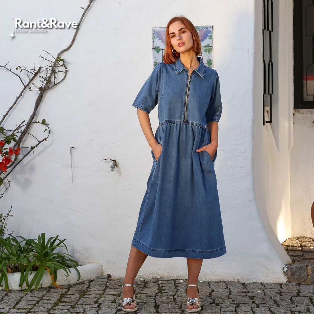 Jade Denim Dress