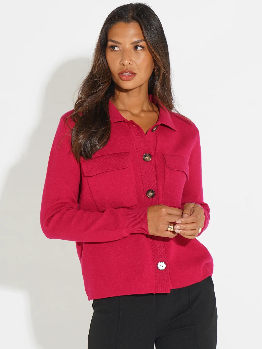 Dani Cardigan - Raspberry