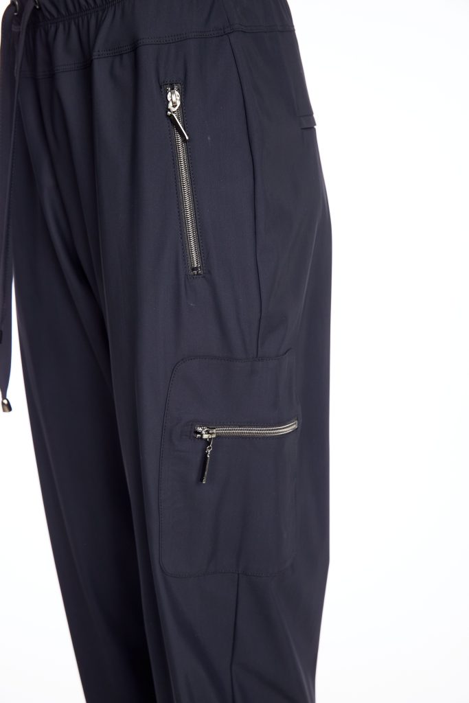 Cuff trouser Zip Pocket-Black NAW25102