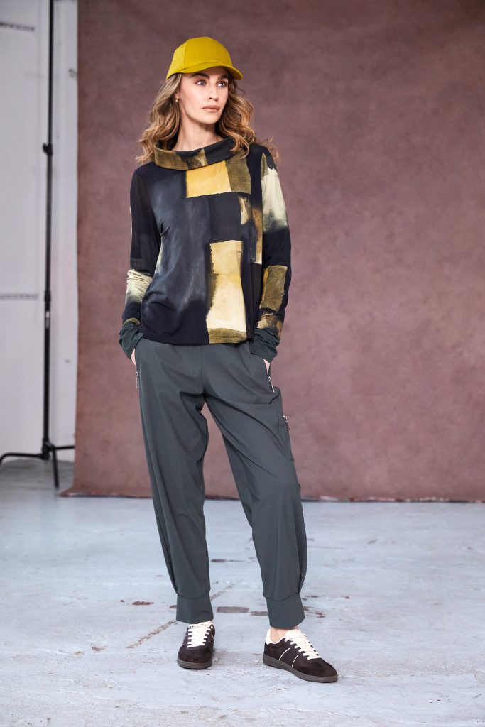 Cuff trouser Ziip Pocket-Forest