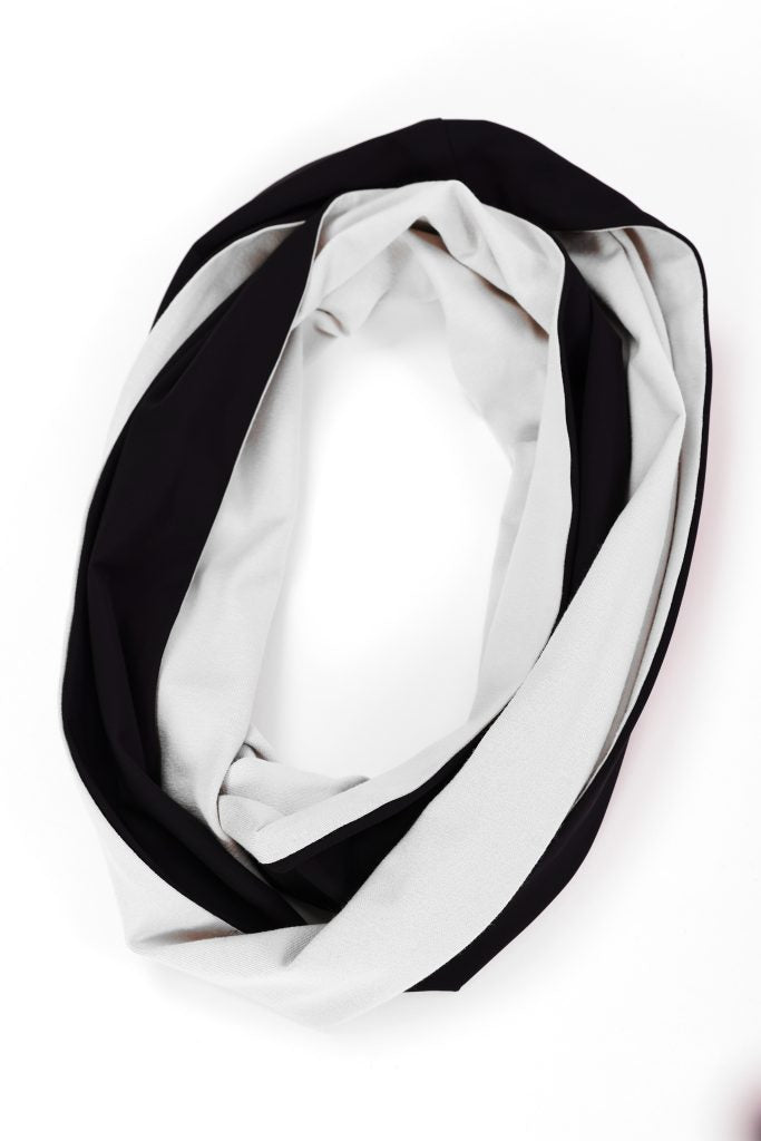 Two Tone Neckpiece  - Sand/Black NAW26113