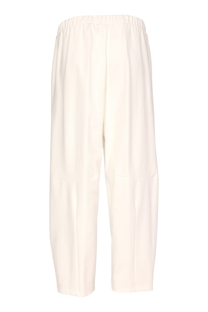 Soft Pull Up Shaped Trouser With Side Pocket  - Cream  NAW26256