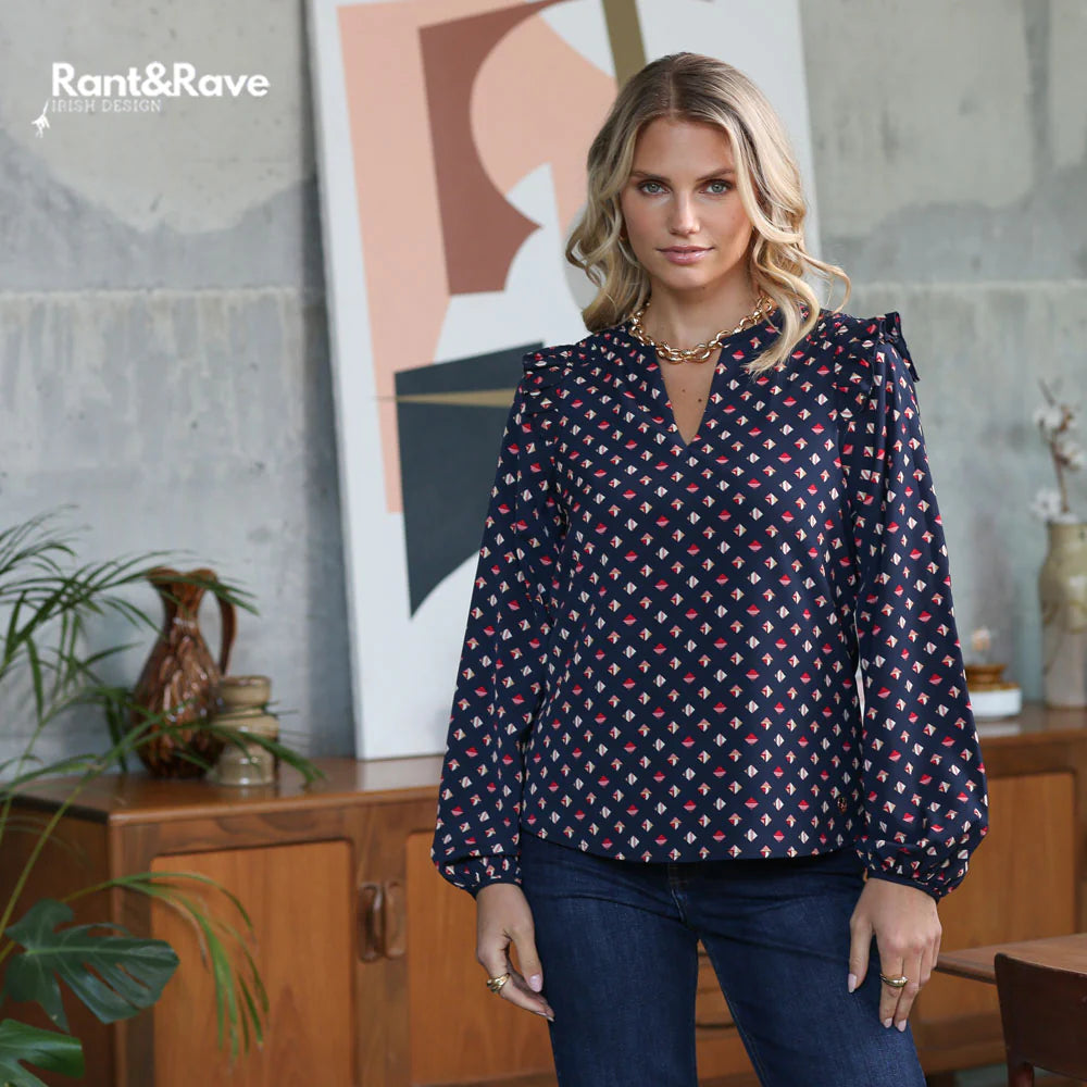 Taya Top - Navy