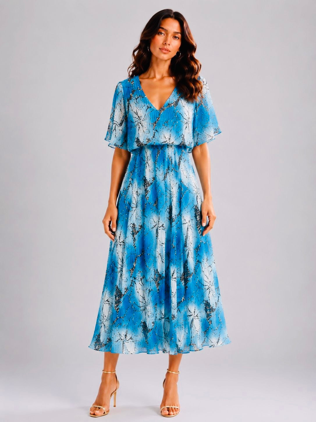 Emma Dress - Electric Blue