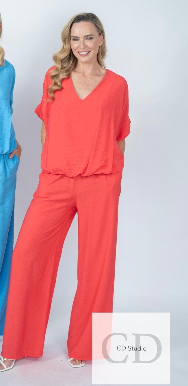 Alice Co-ord - Coral