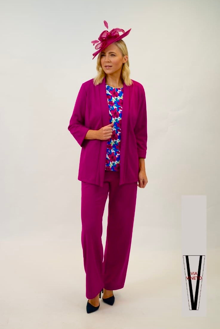 Dolly 3-Piece Trs Suit - Majenta