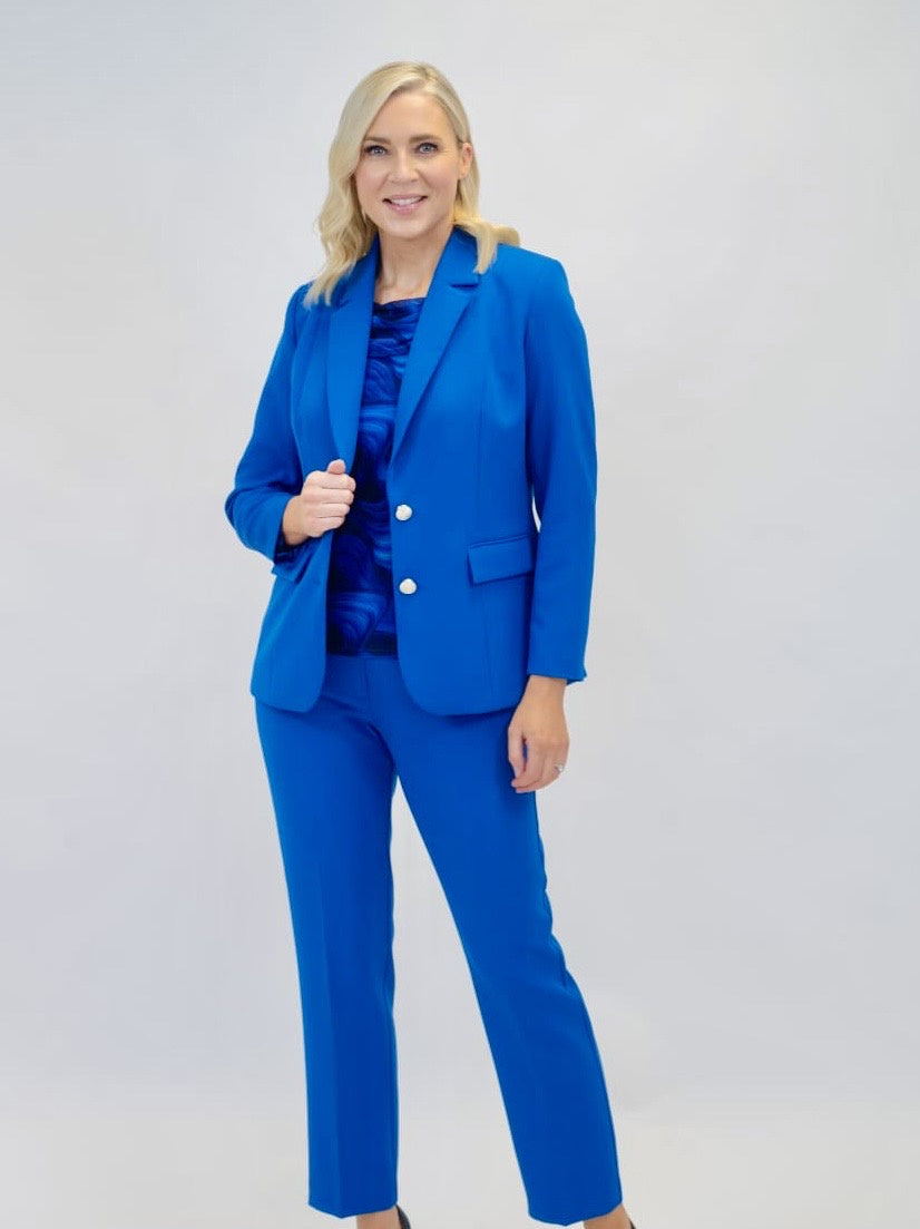 Dolores Trouser Suit - Cobalt