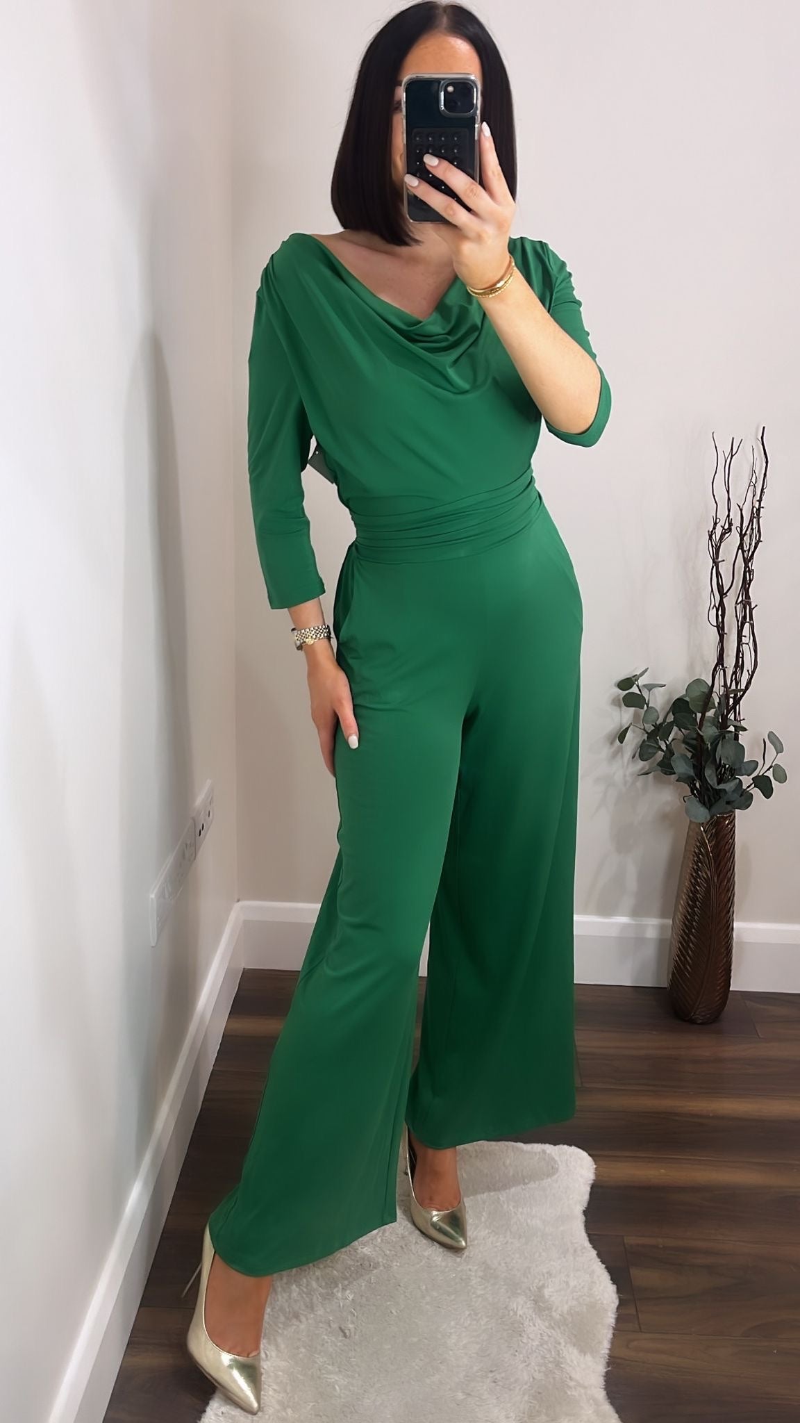 Lauren Jumpsuit - Jade Green