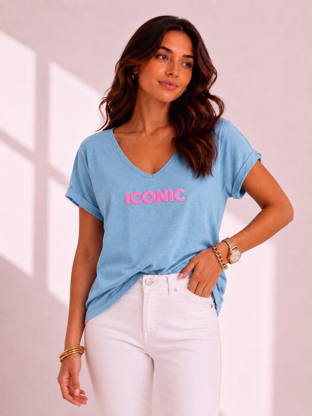 Iconic Tee - Blue