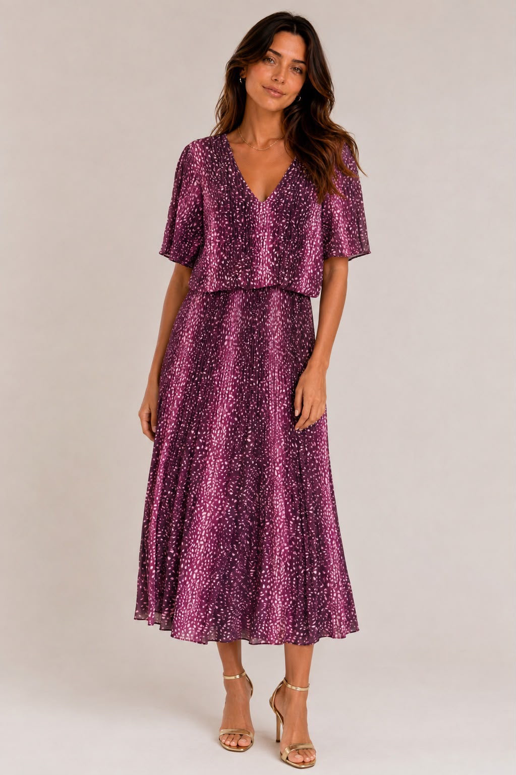 Emma Dress  - Plum